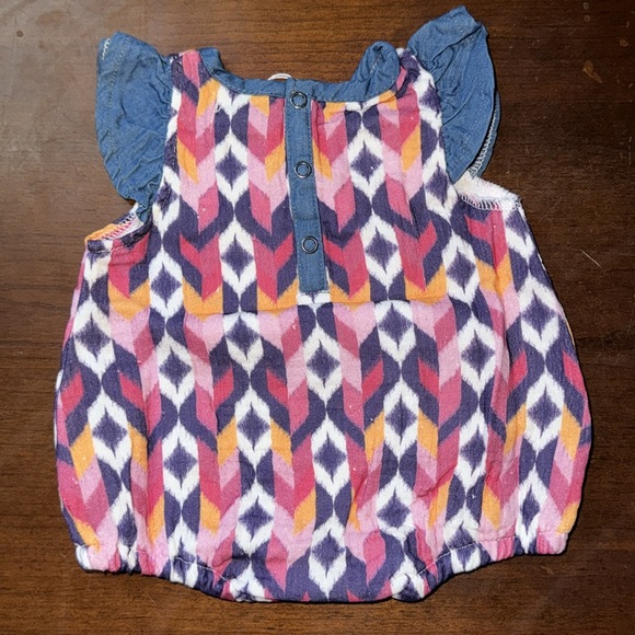 Miki Miette Bubble Romper Onesie NB NWT - Picture 3 of 3